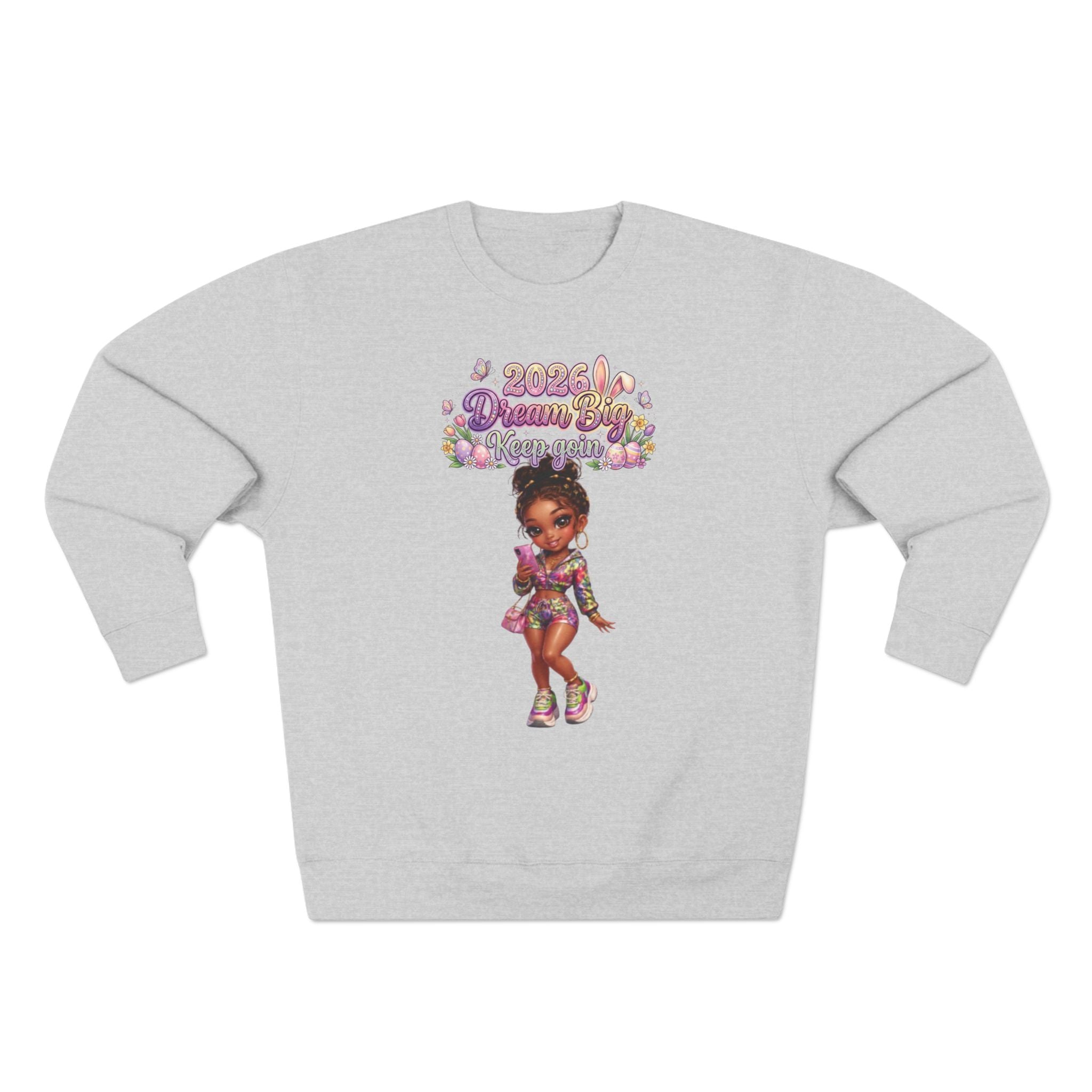 2003 Baby Girl Crewneck Sweatshirt — Cute Retro Doll Graphic