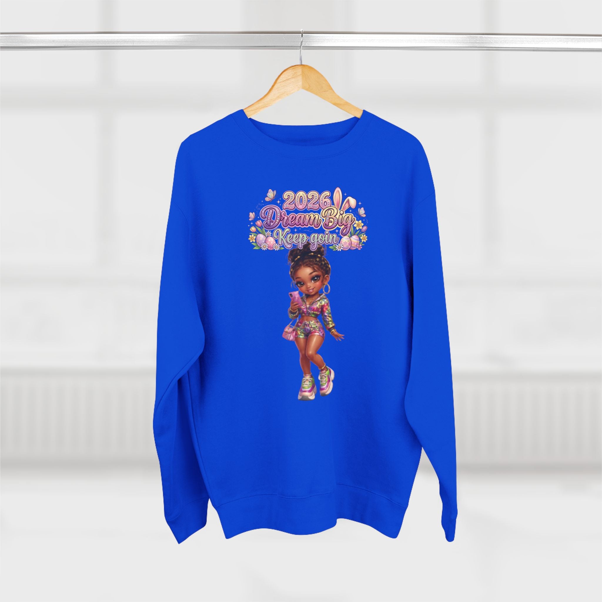 2003 Baby Girl Crewneck Sweatshirt — Cute Retro Doll Graphic