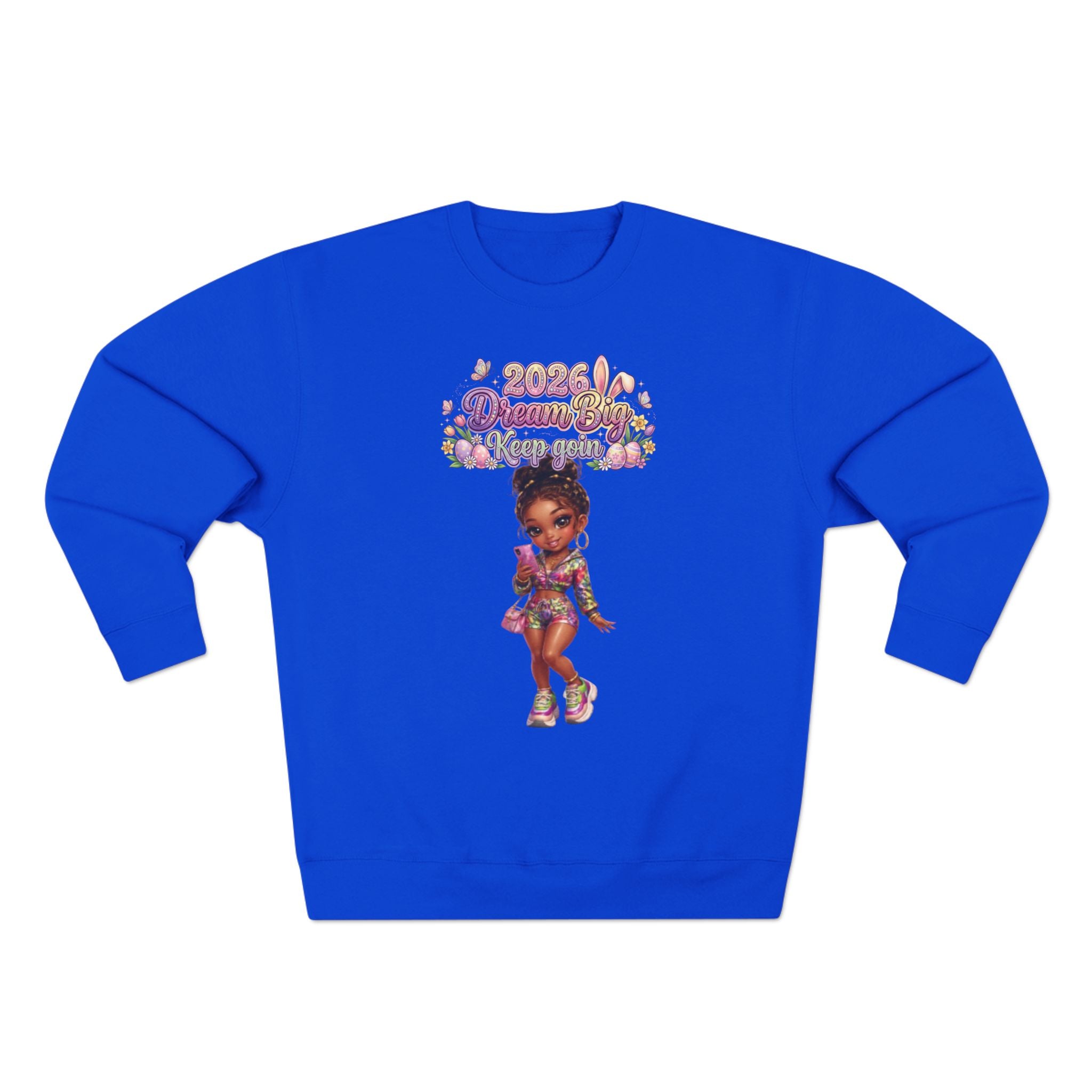2003 Baby Girl Crewneck Sweatshirt — Cute Retro Doll Graphic
