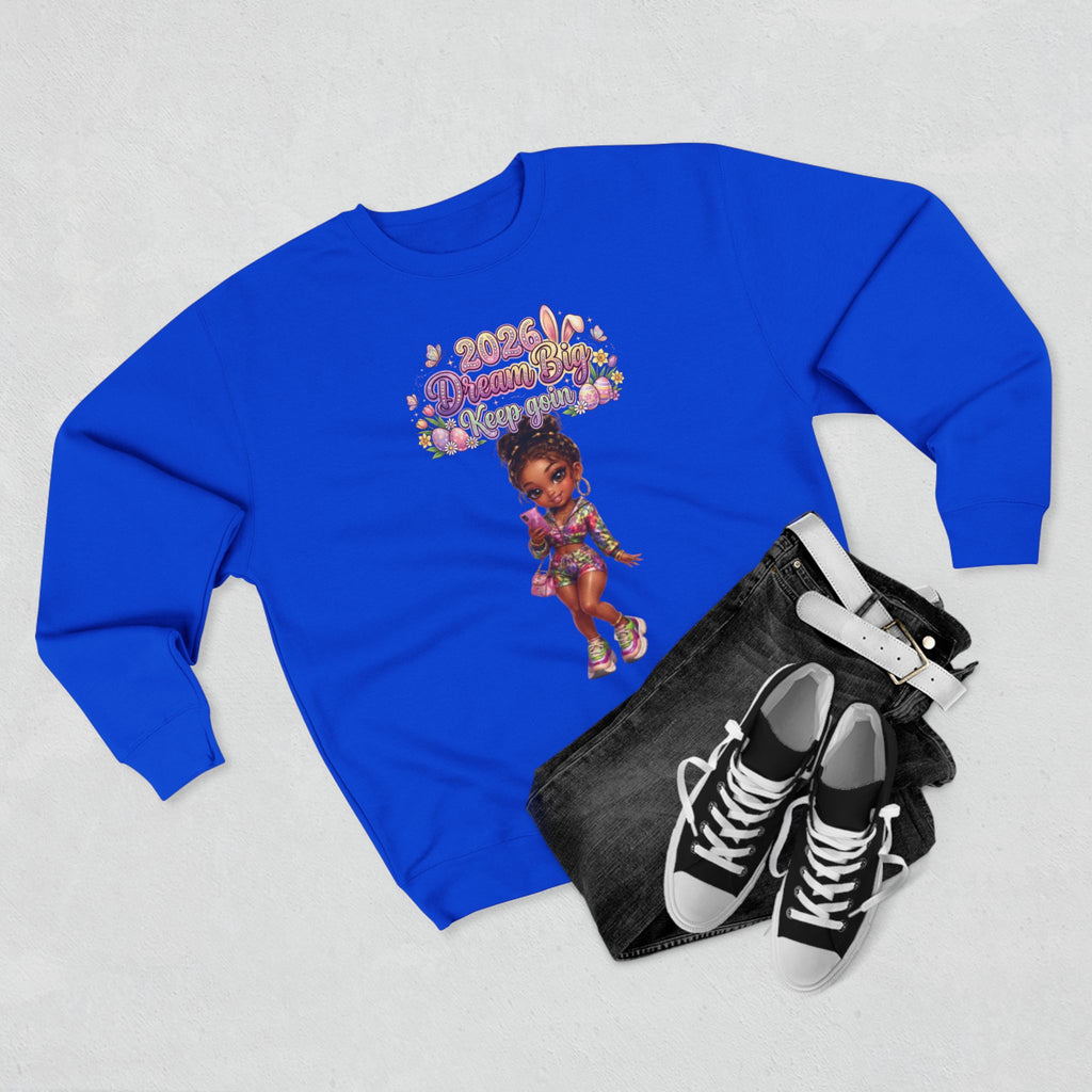 2003 Baby Girl Crewneck Sweatshirt — Cute Retro Doll Graphic